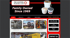 Desktop Screenshot of pro-westernplastics.com