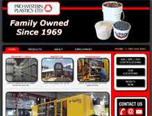 Tablet Screenshot of pro-westernplastics.com